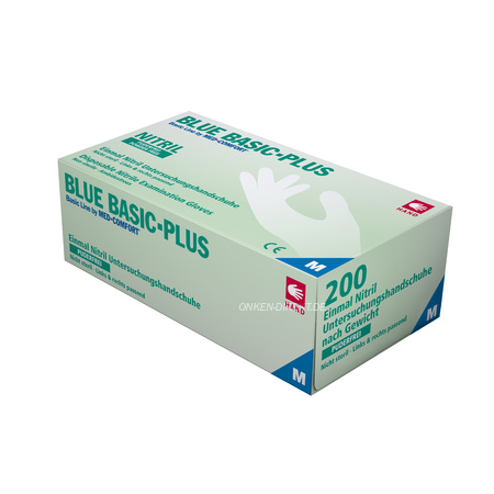 Ampri 01197 Nitril-Handschuh Blue Basic Plus