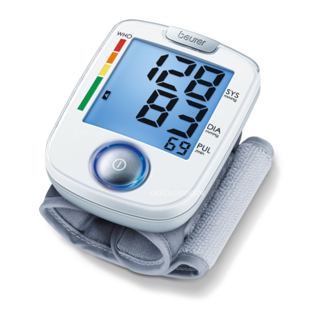 Beurer Handgelenk-Blutdruckmessgerät BC44