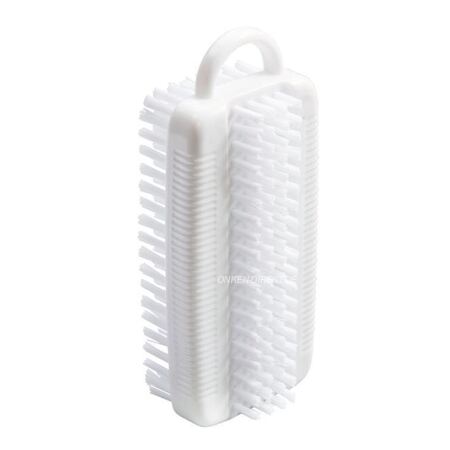 Hygiene-Nagelbürste Nylon 6.6, doppelt weiß