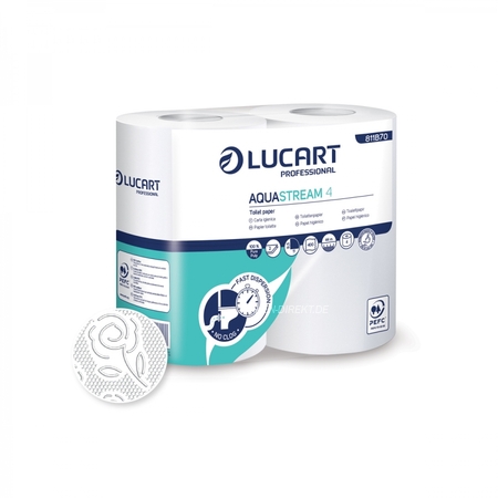 Lucart Toilettenpapier Aquastream 4