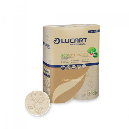 Lucart Toilettenpapier EcoNatural6.3