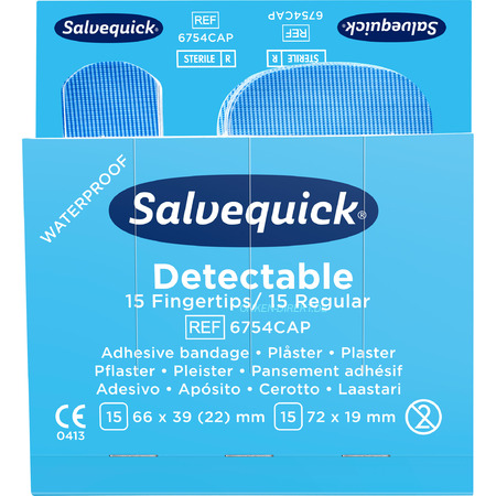 Salvequick-Refill 6754 detektierbar, Pflaster-Mix