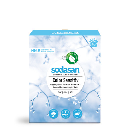 Sodasan Color Waschpulver Sensitiv, 1kg