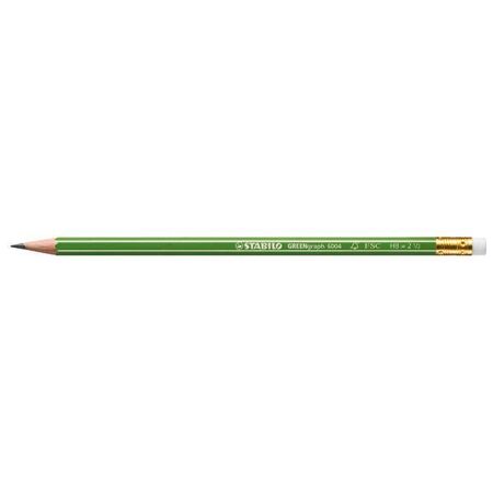 Stabilo® Bleistift mit Radierer GREENgraph, HB