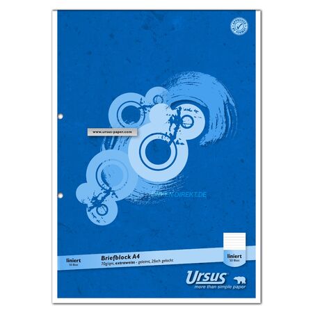 Ursus Briefblock Basic A4